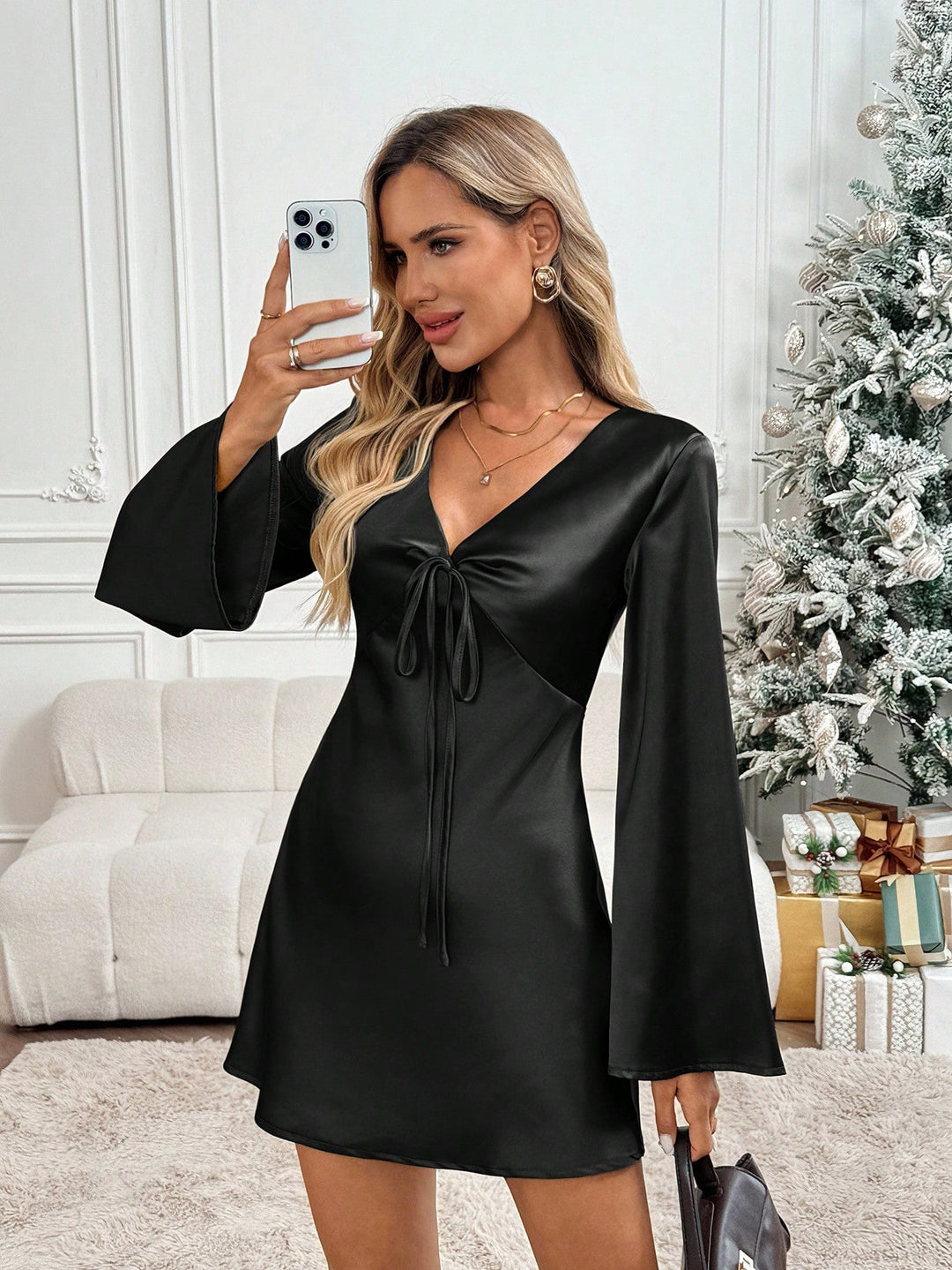 Rochie mini SHEIN, negru