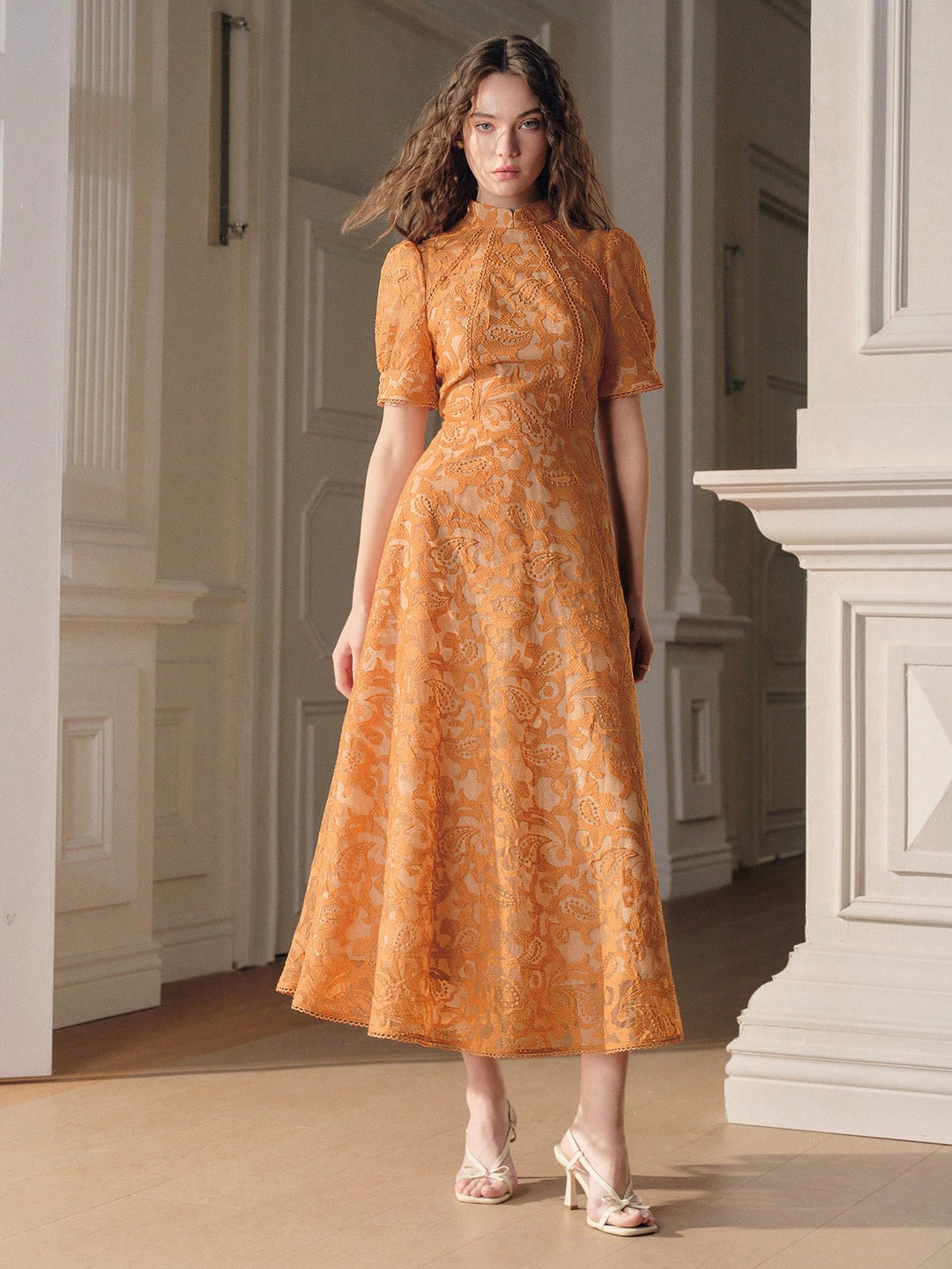 Rochie maxi SHEIN, galben