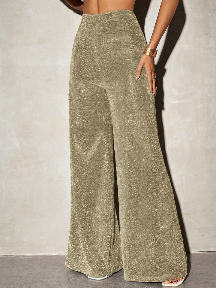 Pantaloni SHEIN, auriu