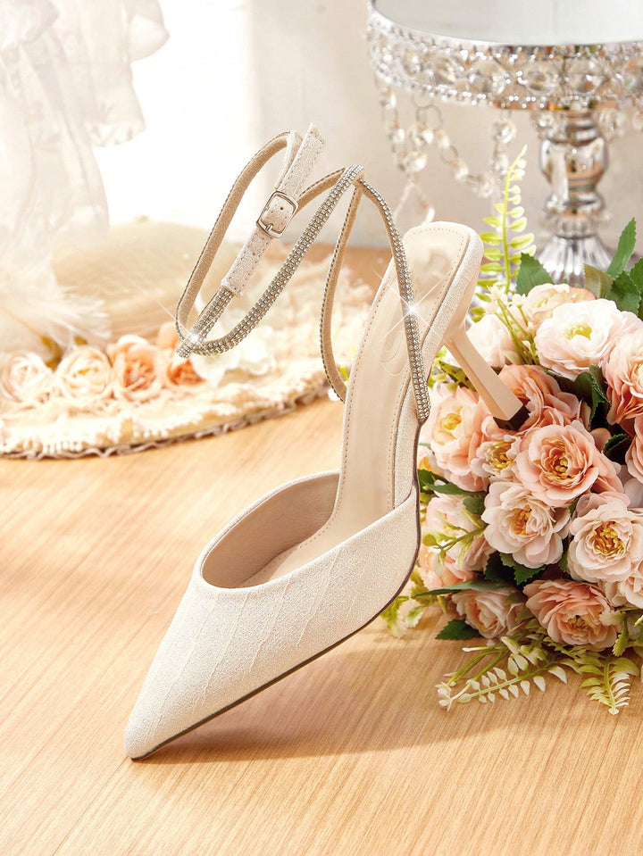 Pantofi cu toc SHEIN, bej