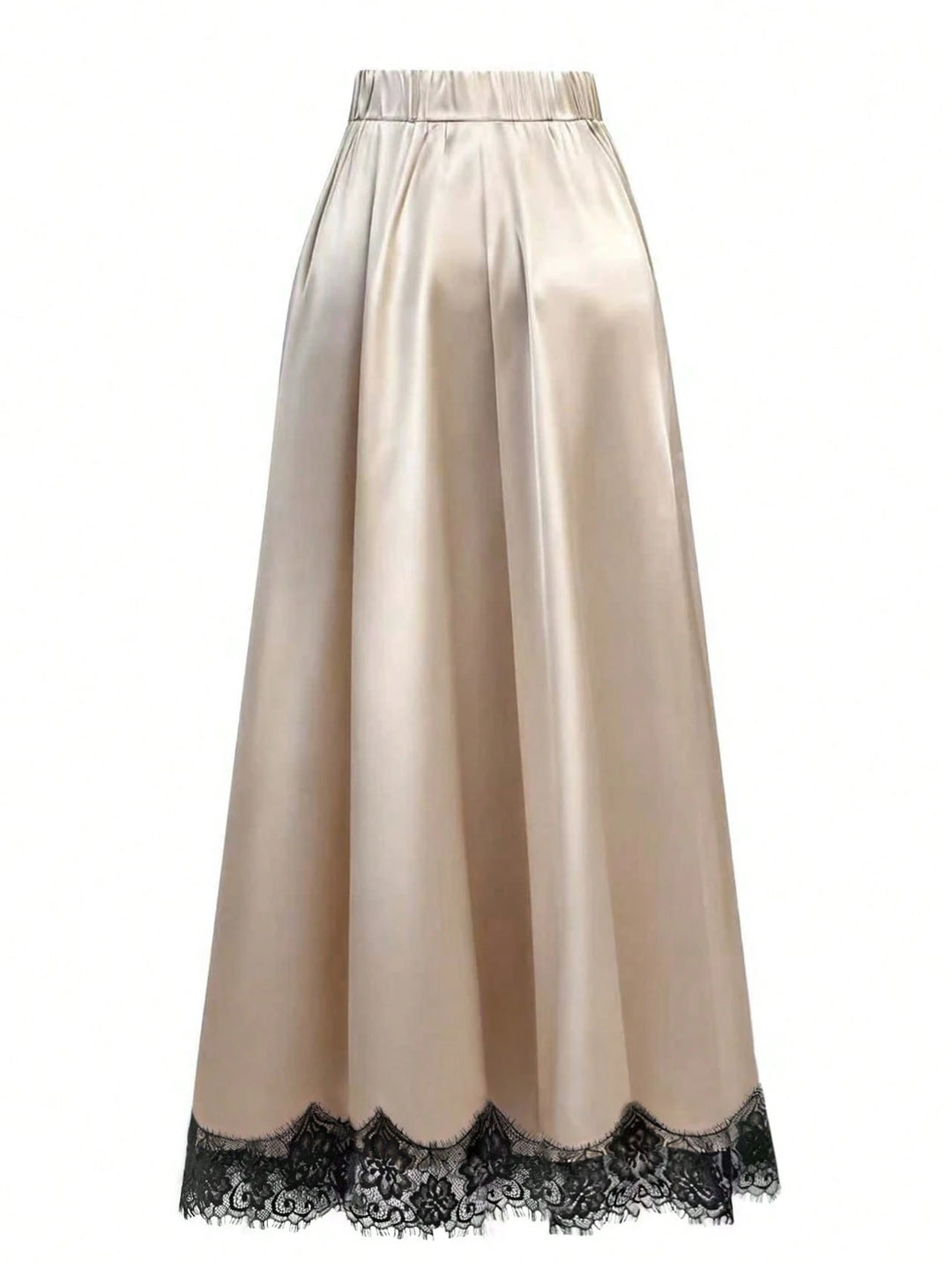 Fustă maxi SHEIN, crem