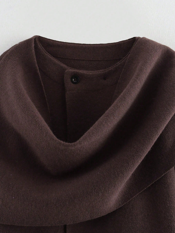 Cardigan SHEIN, maro