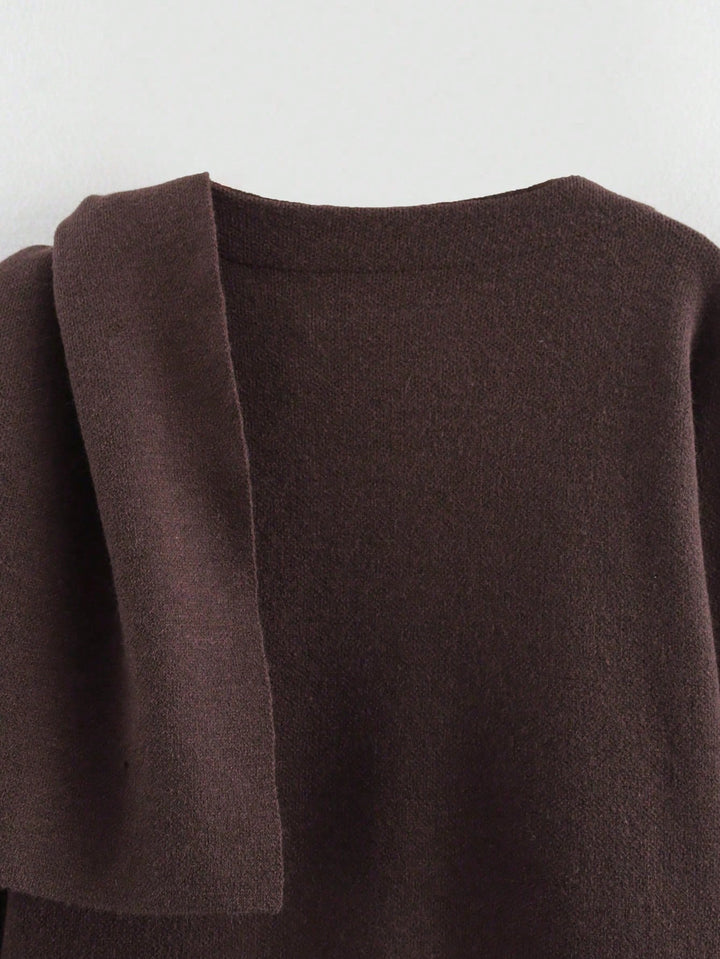 Cardigan SHEIN, maro