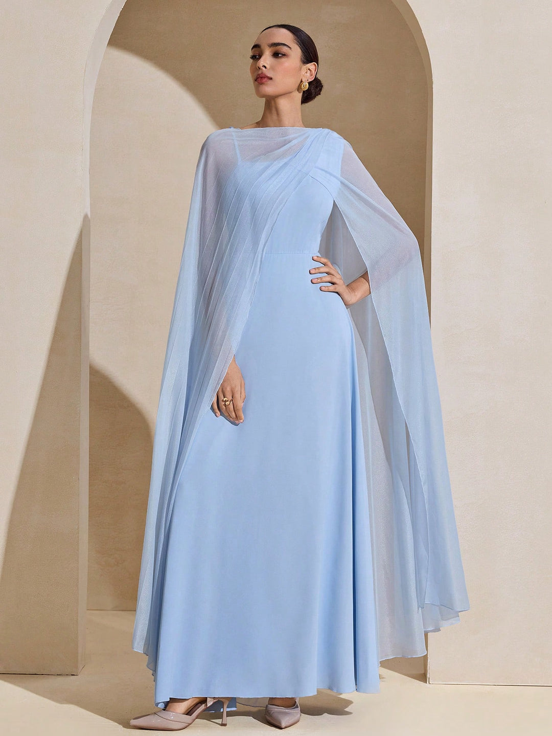 Rochie maxi SHEIN, albastru
