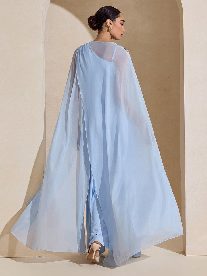 Rochie maxi SHEIN, albastru