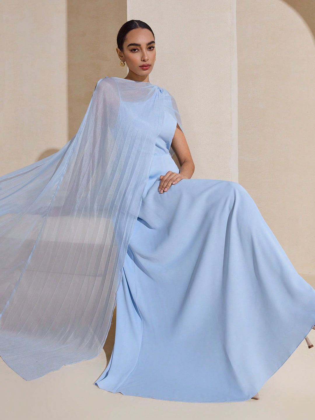 Rochie maxi SHEIN, albastru