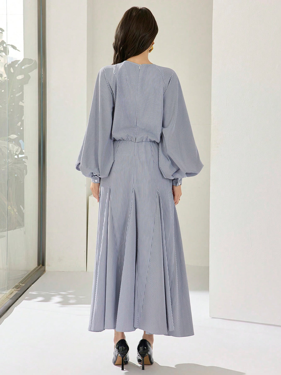 Rochie maxi SHEIN, albastru