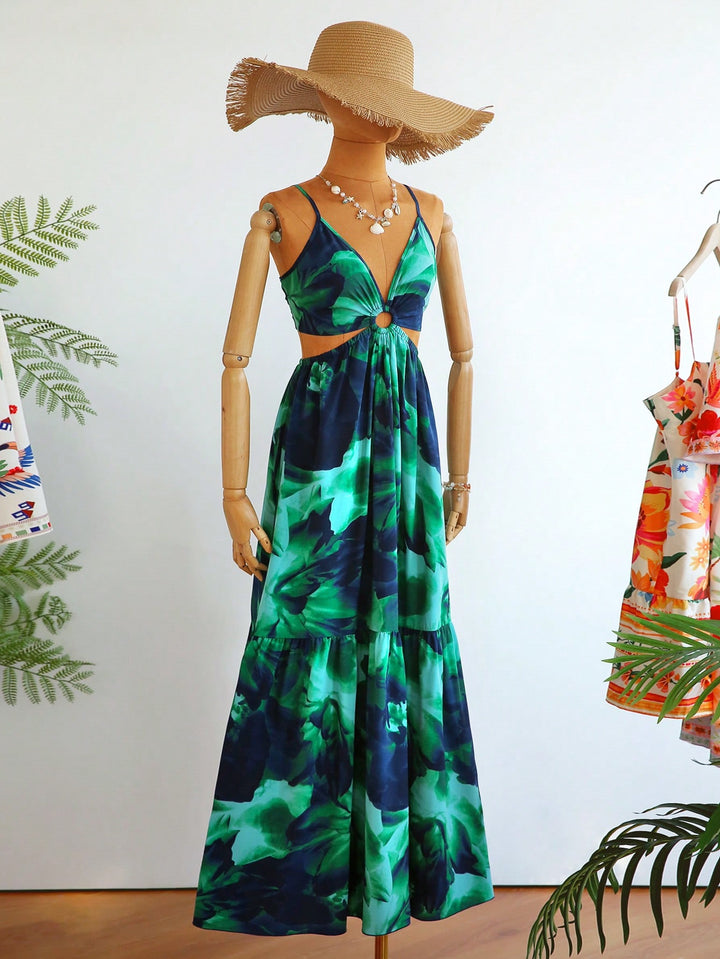 Rochie maxi SHEIN, mix culori
