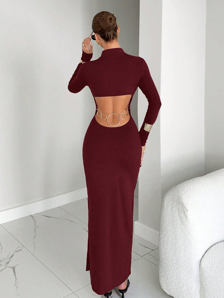 Rochie maxi SHEIN, vișiniu