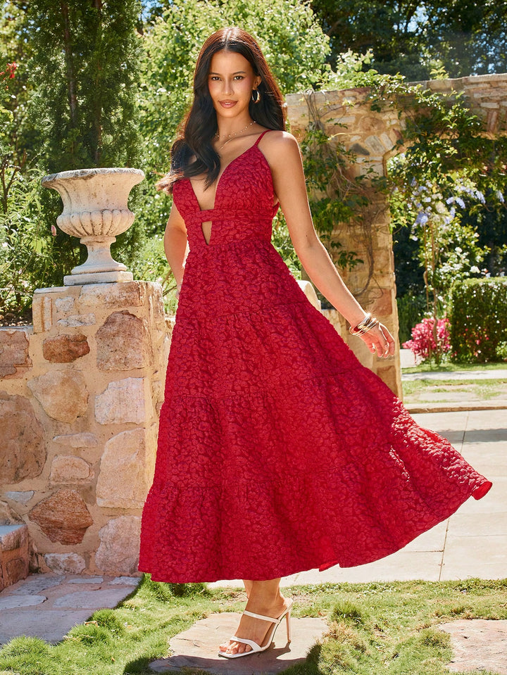 Rochie maxi SHEIN, roșu