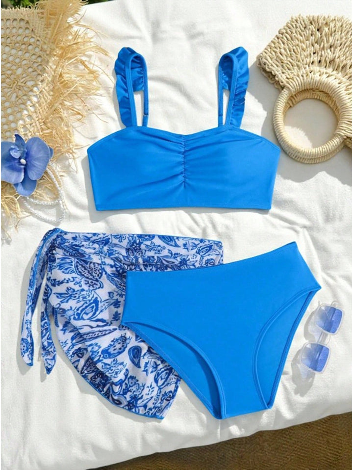 Set bikini SHEIN, albastru