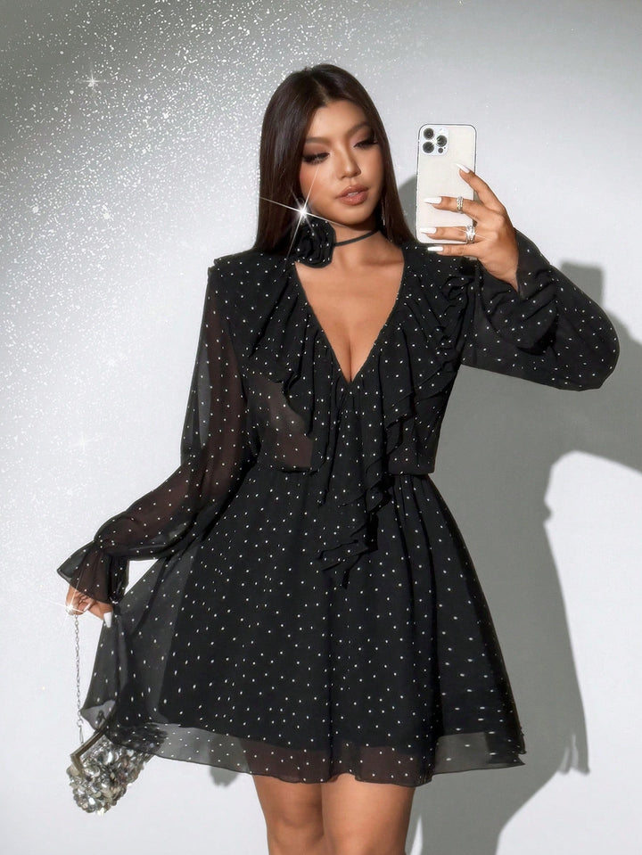 Rochie mini SHEIN, negru