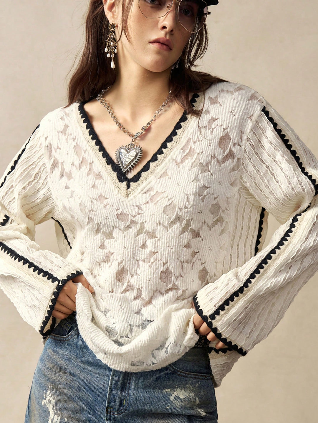Tricou SHEIN, bej
