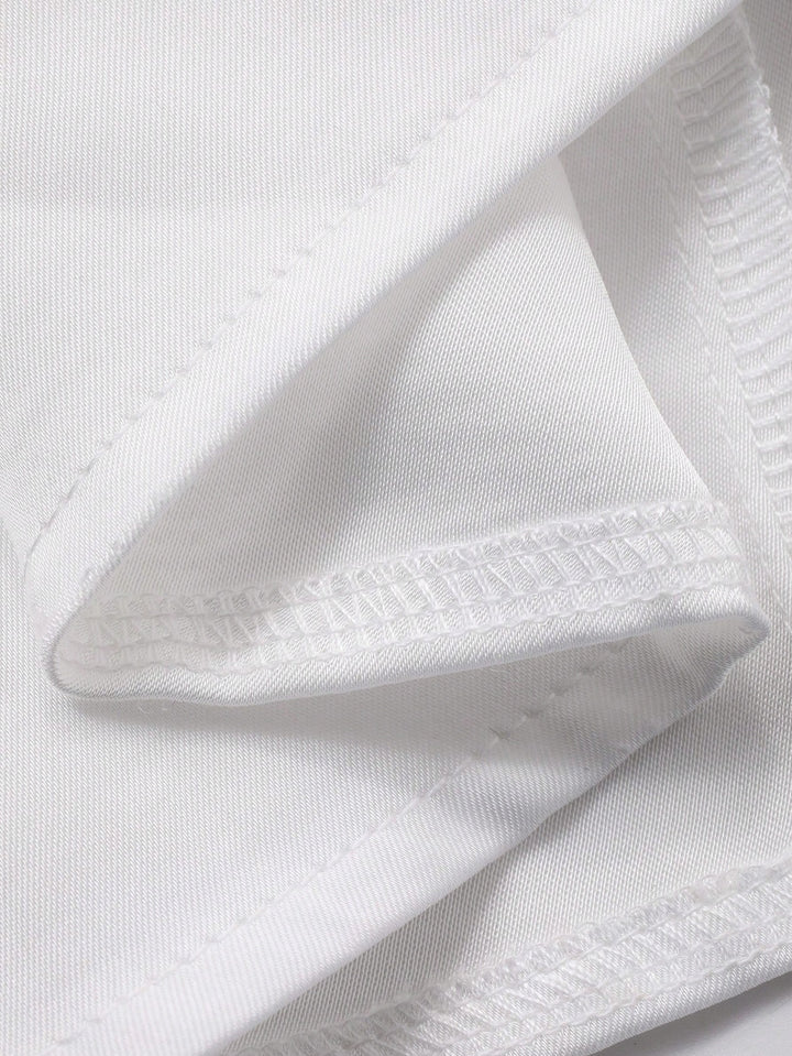 Compleu pijamale SHEIN, alb