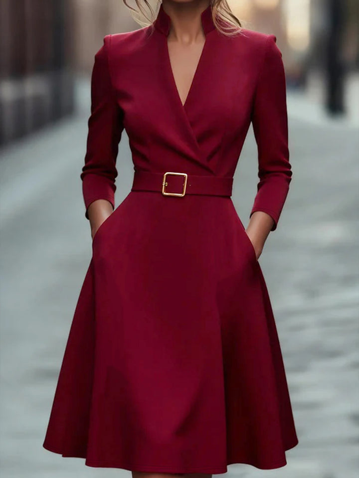 Rochie midi SHEIN, roșu