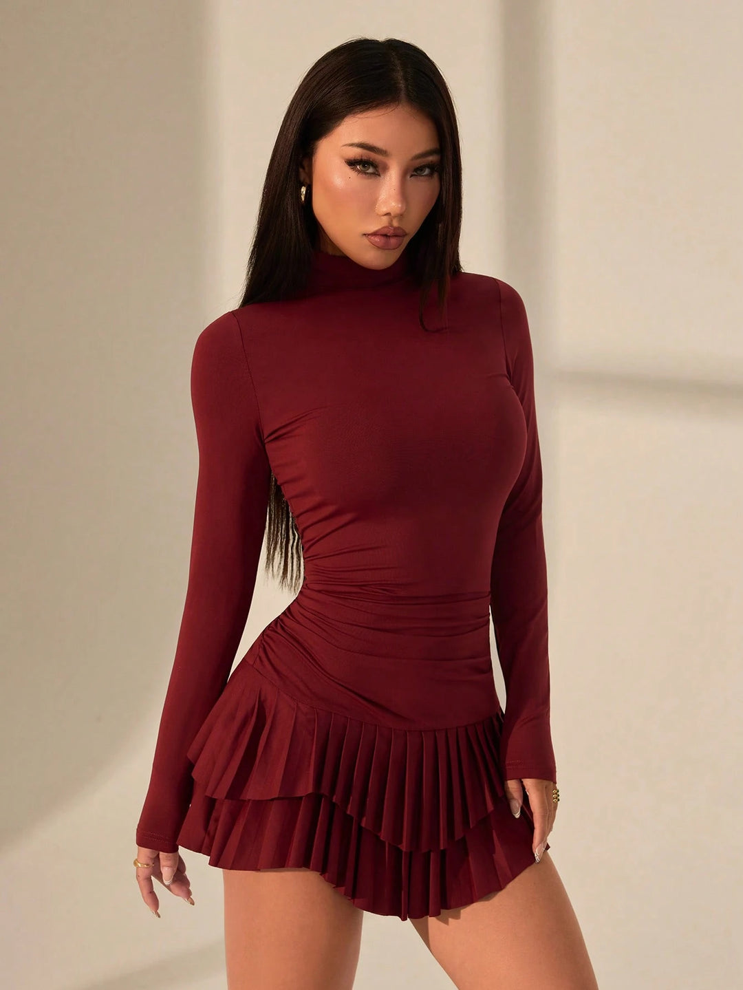 Rochie mini SHEIN, vișiniu