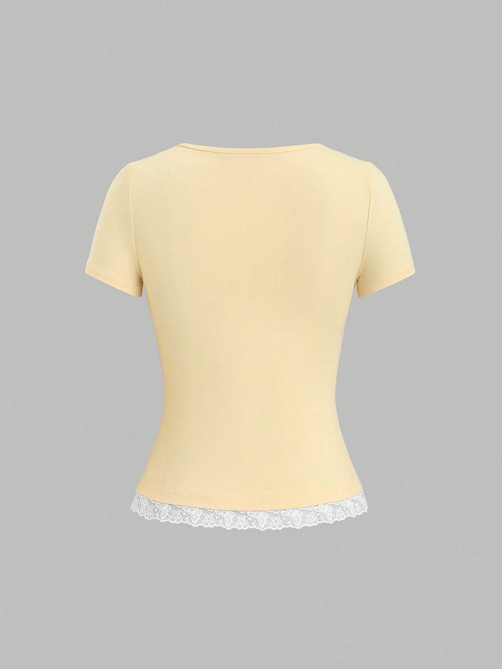 Tricou SHEIN, galben
