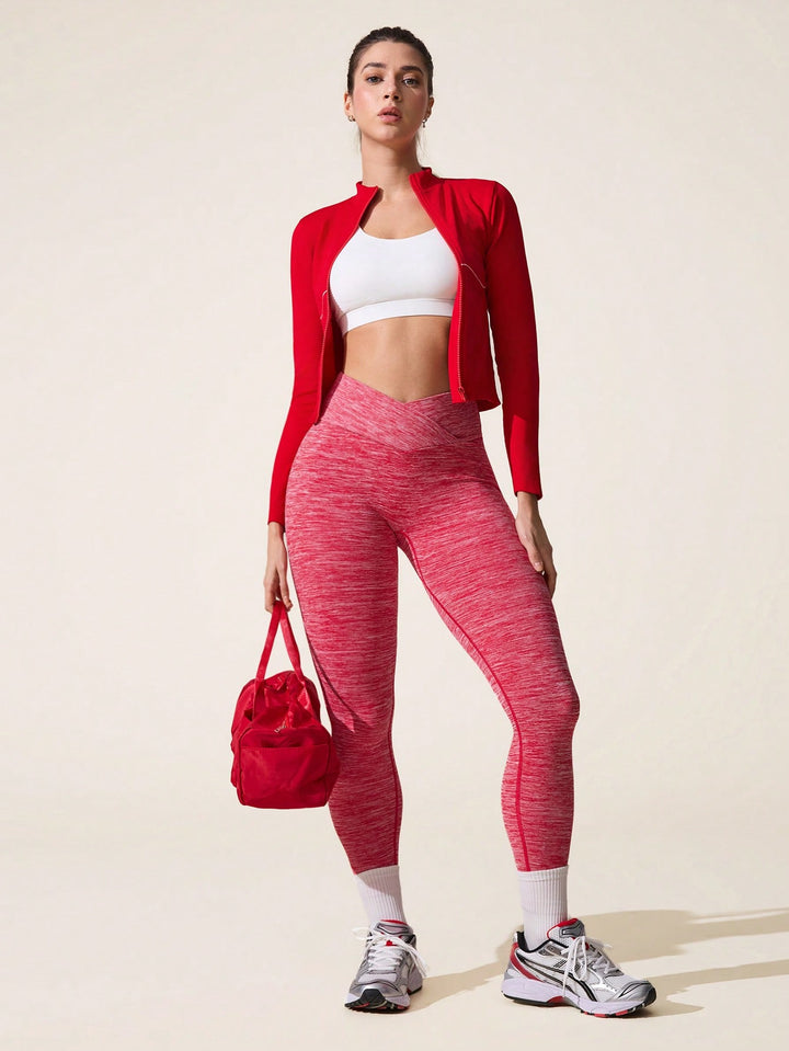 SHEIN leggings, piros
