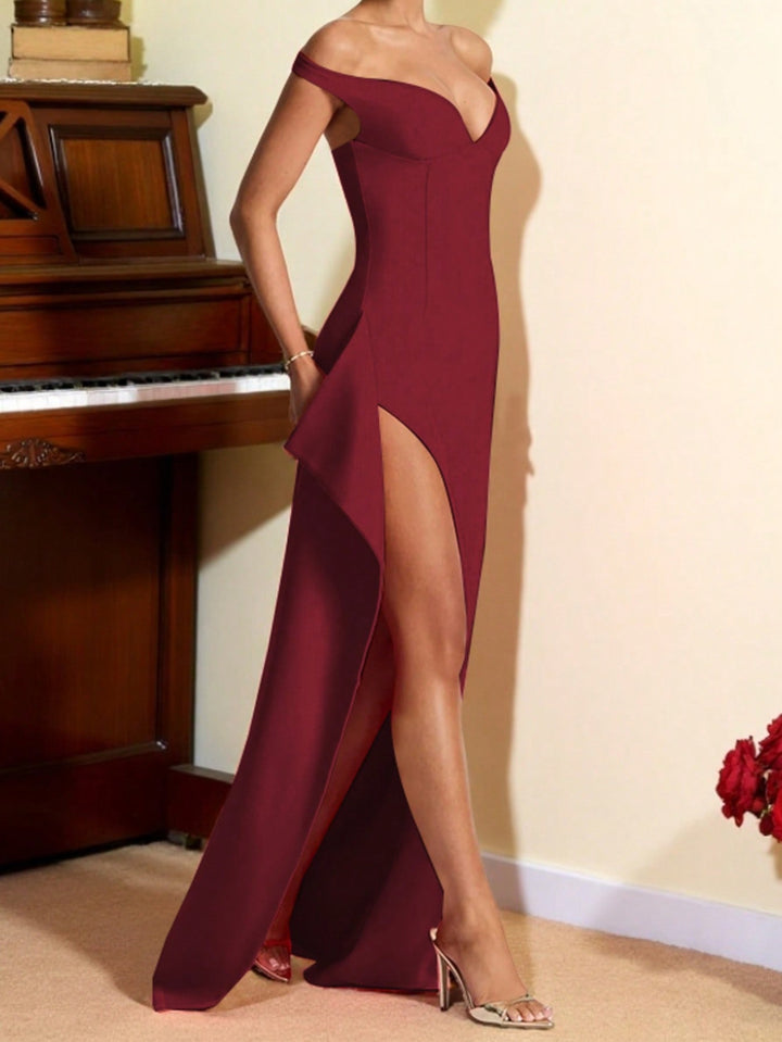Rochie maxi SHEIN, vișiniu