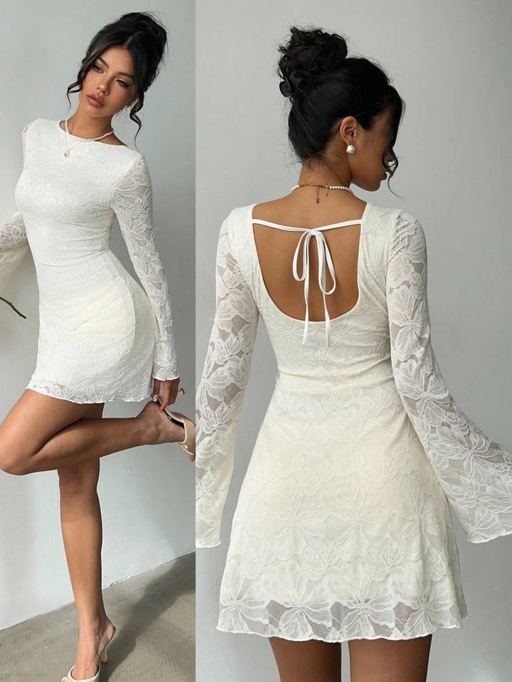 Rochie mini SHEIN, alb