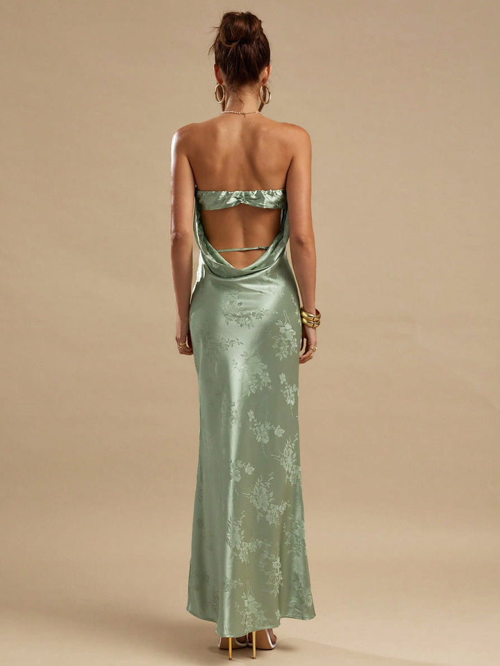 Rochie maxi SHEIN, verde