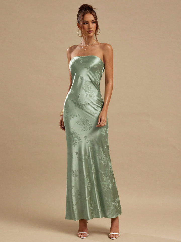 Rochie maxi SHEIN, verde