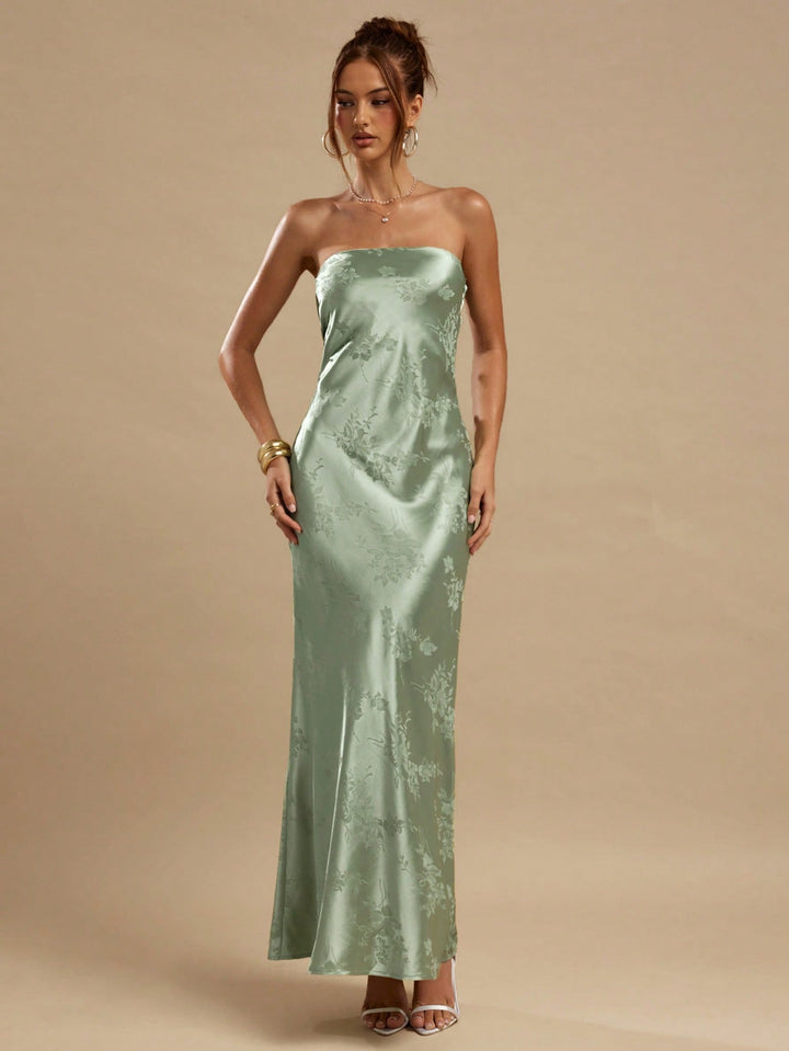 Rochie maxi SHEIN, verde