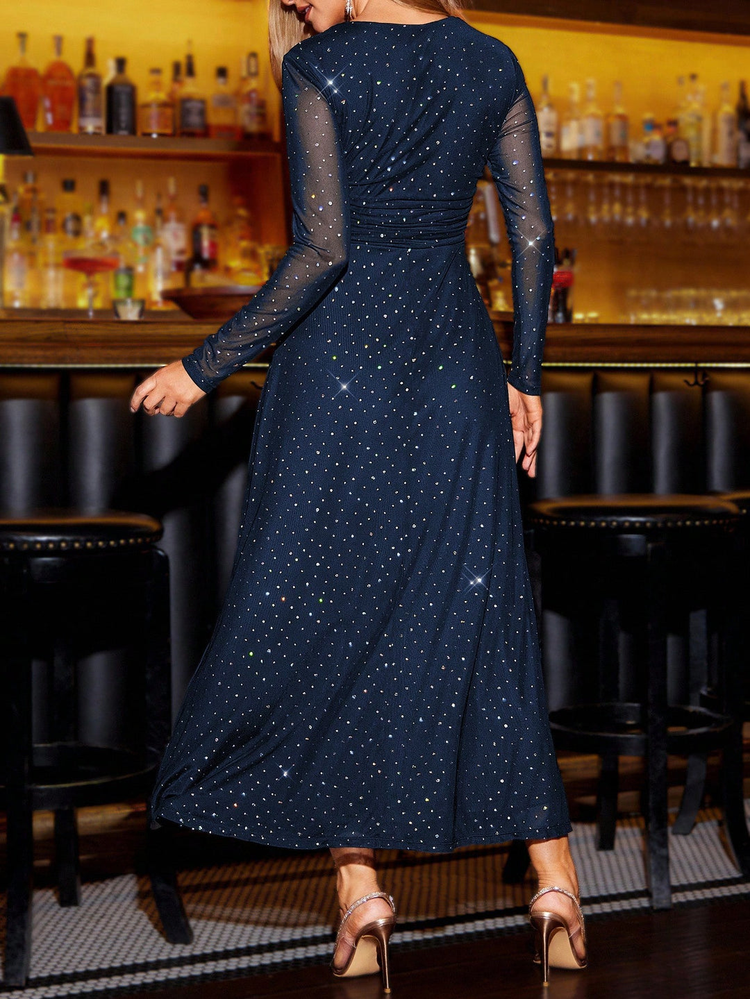 SHEIN Maxi ruha, kék