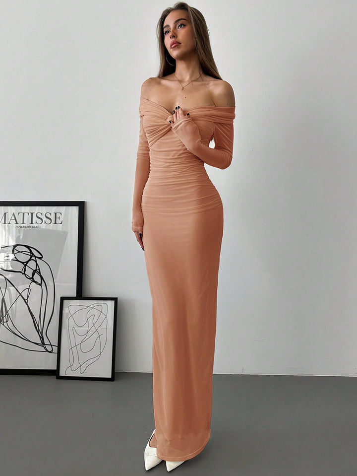 Rochie maxi SHEIN, roz