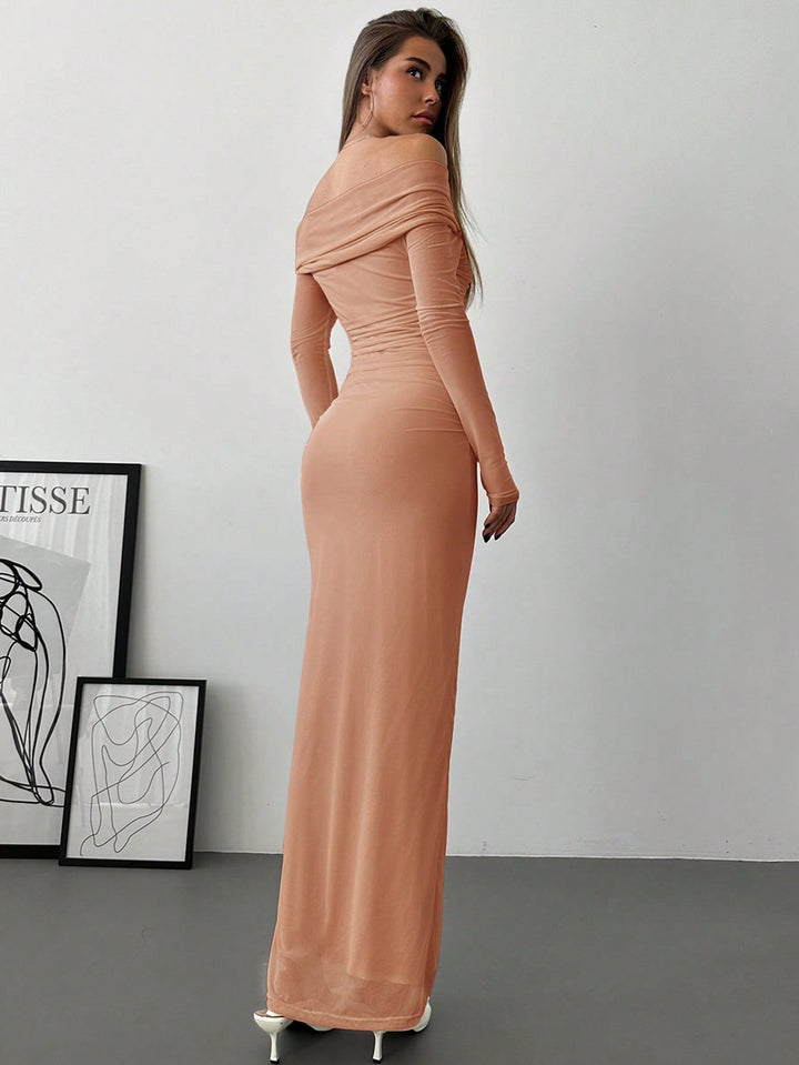 Rochie maxi SHEIN, roz