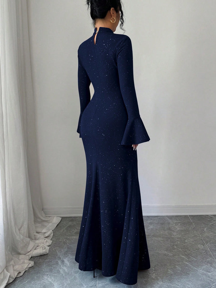 Rochie maxi SHEIN, albastru
