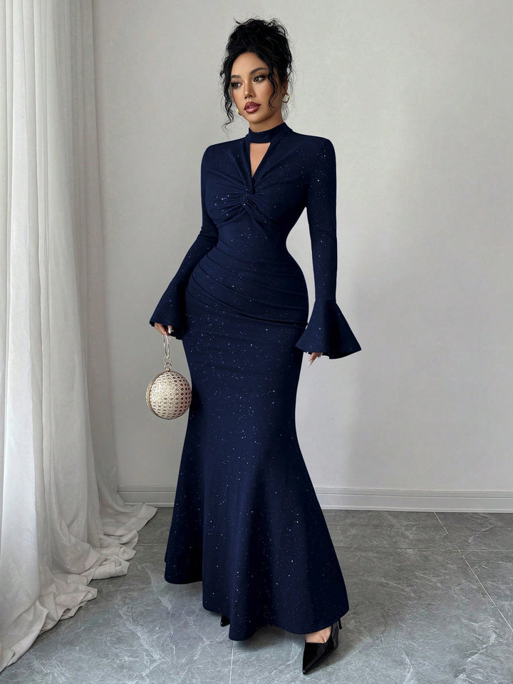 Rochie maxi SHEIN, albastru