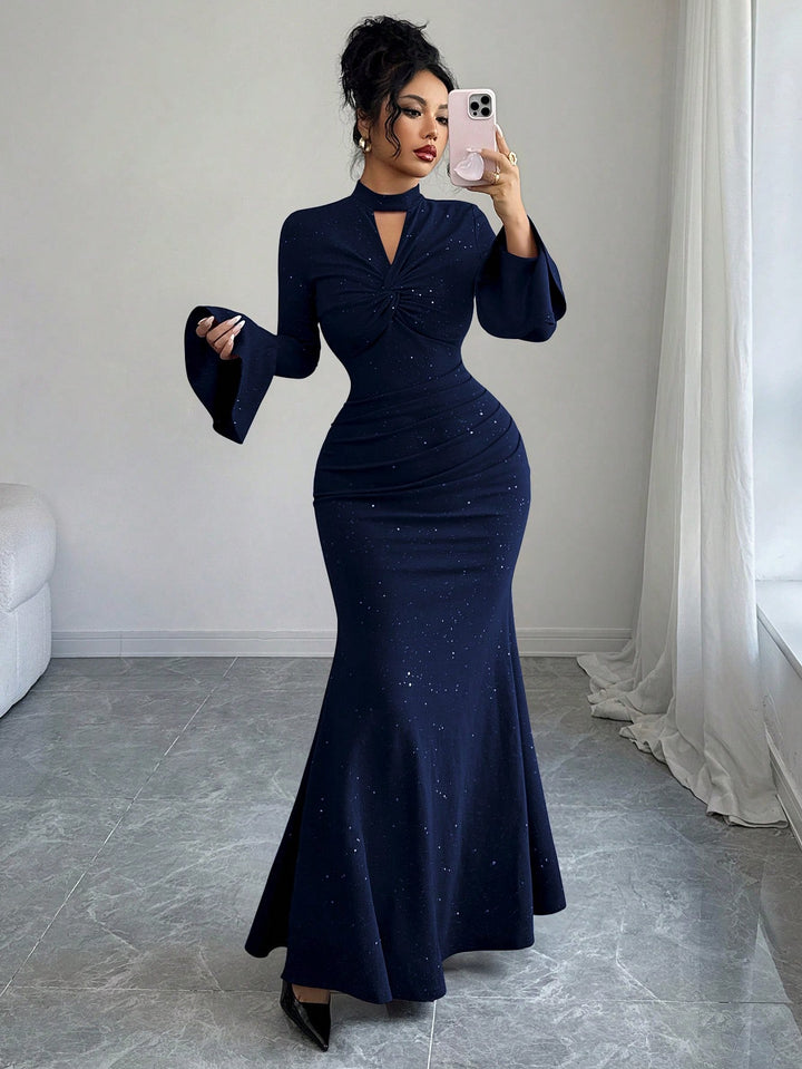 Rochie maxi SHEIN, albastru