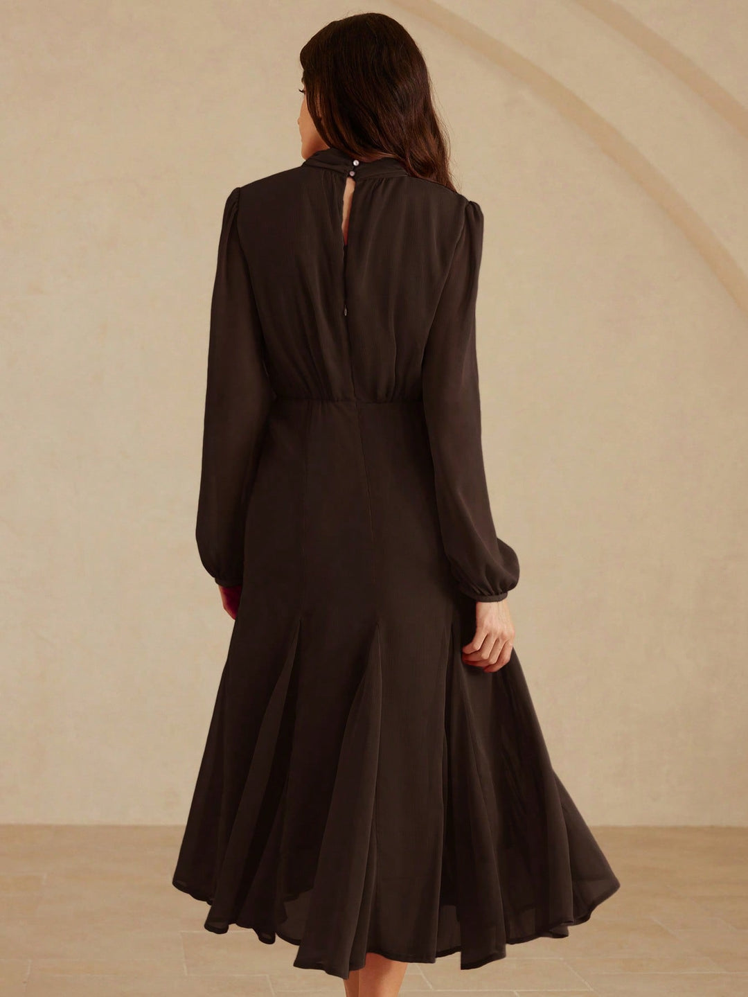 Rochie maxi SHEIN, maro