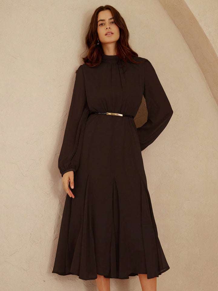 Rochie maxi SHEIN, maro