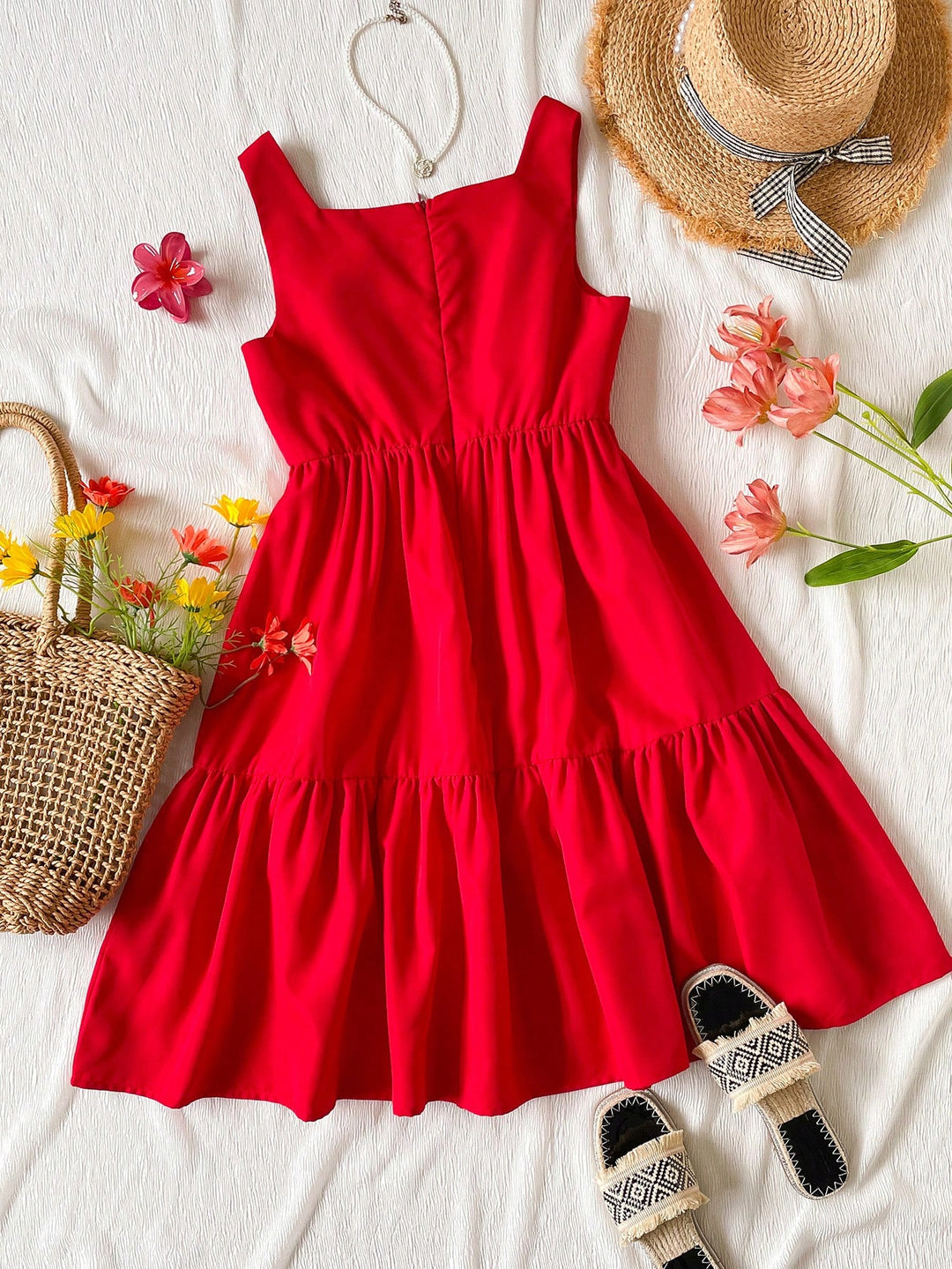 SHEIN Dress, red