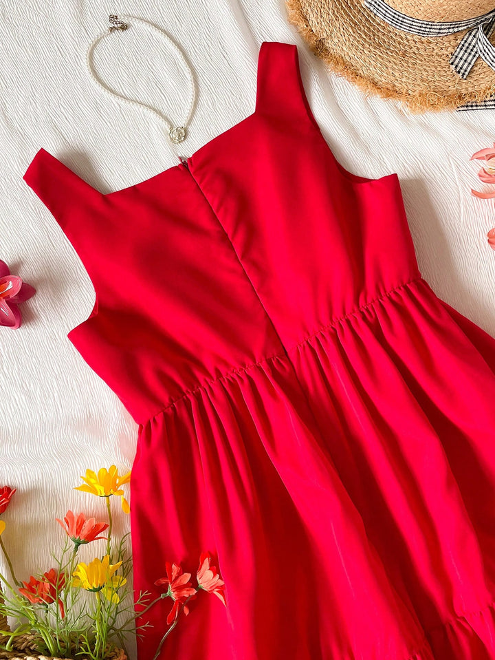 SHEIN Dress, red