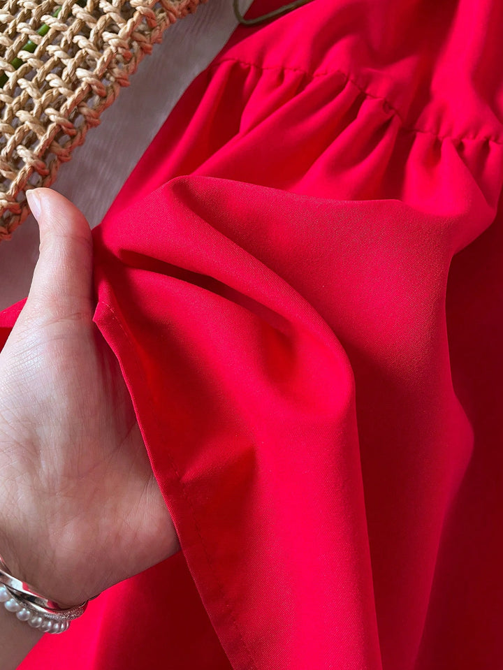 SHEIN Dress, red