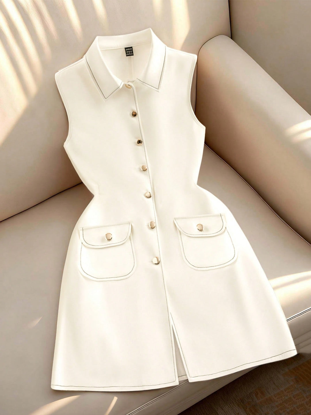 SHEIN mini ruha, fehér