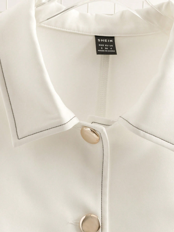 SHEIN mini ruha, fehér