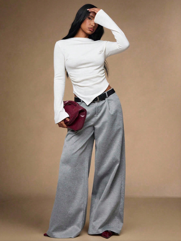 Top SHEIN, alb