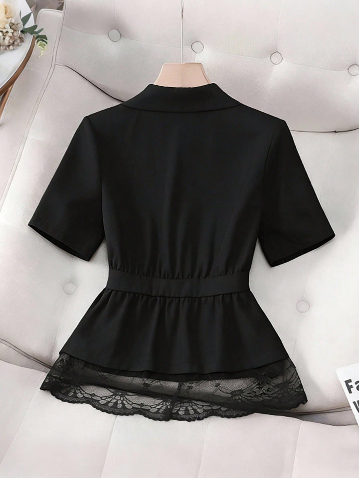 Sacou SHEIN, negru