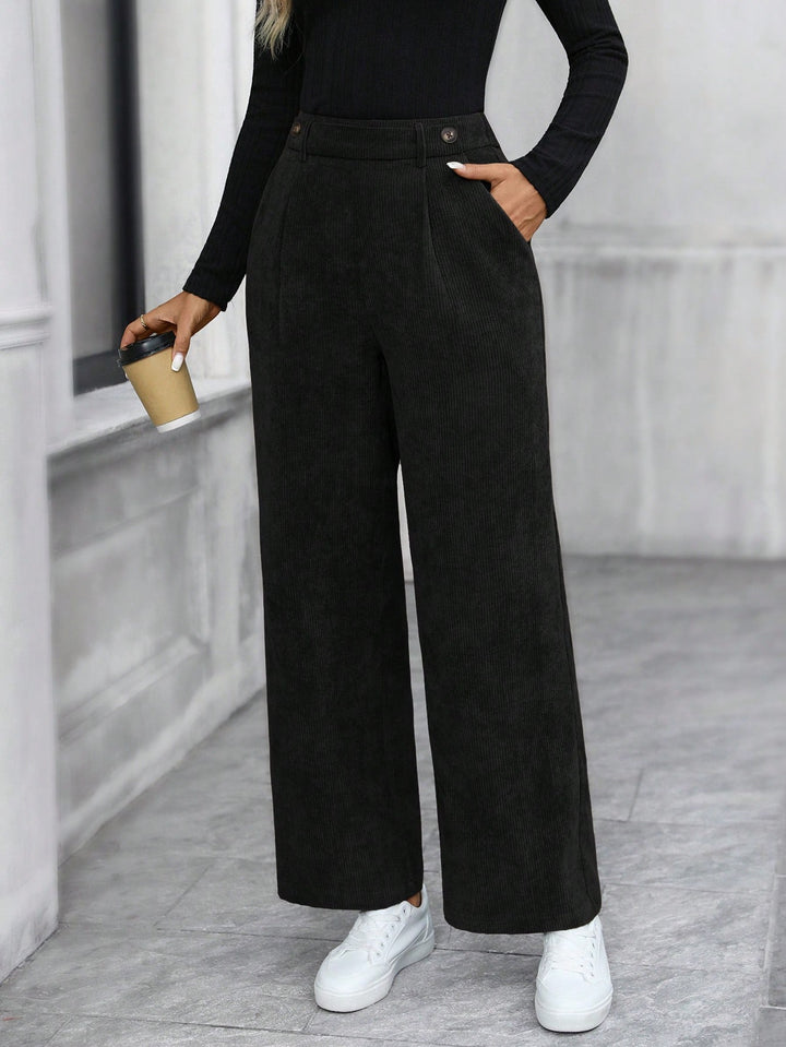 Pantaloni SHEIN, negru