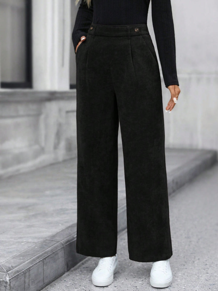 Pantaloni SHEIN, negru