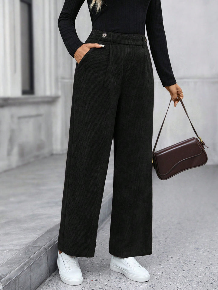 Pantaloni SHEIN, negru