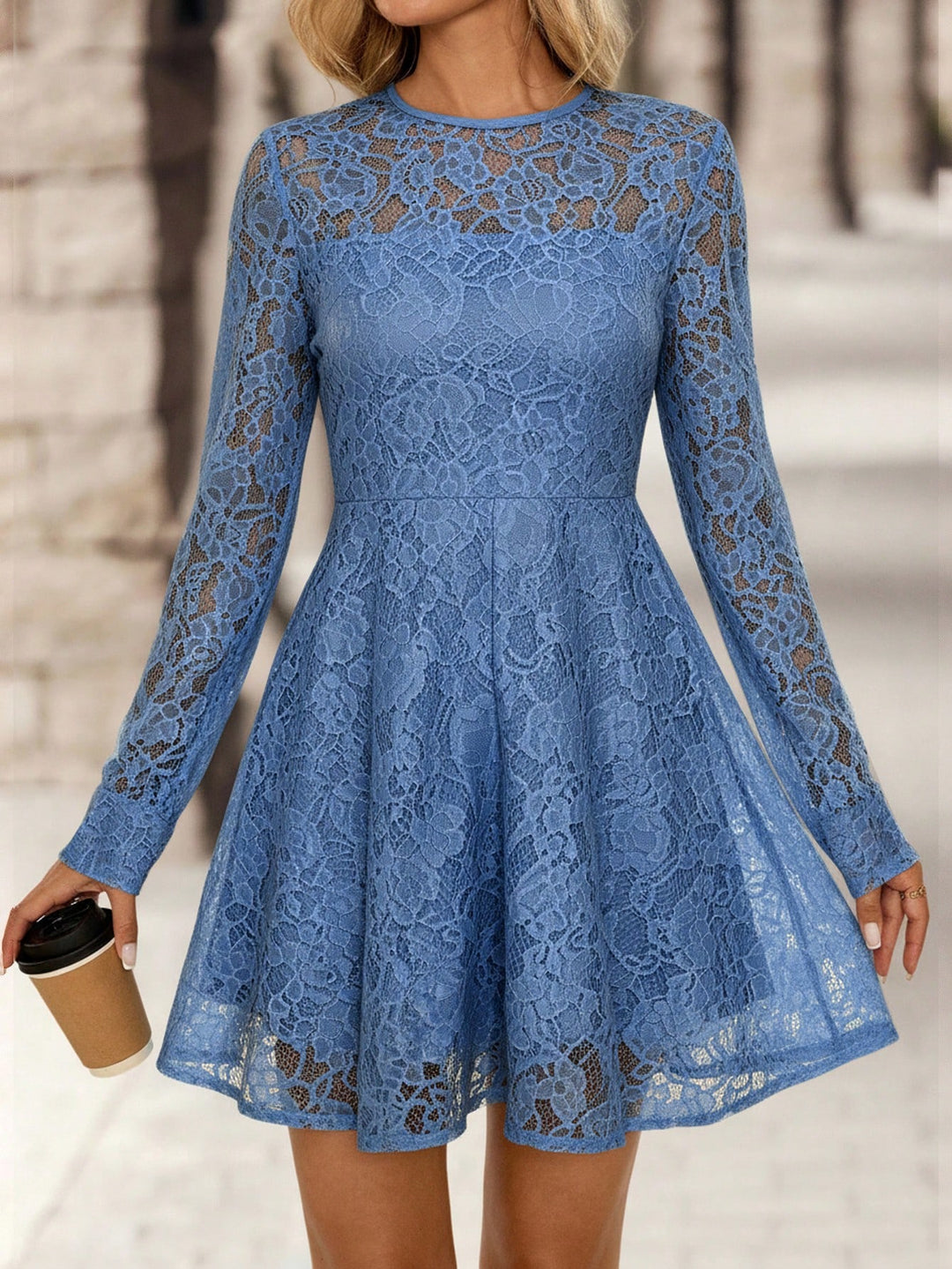 Rochie scurtă SHEIN, albastru