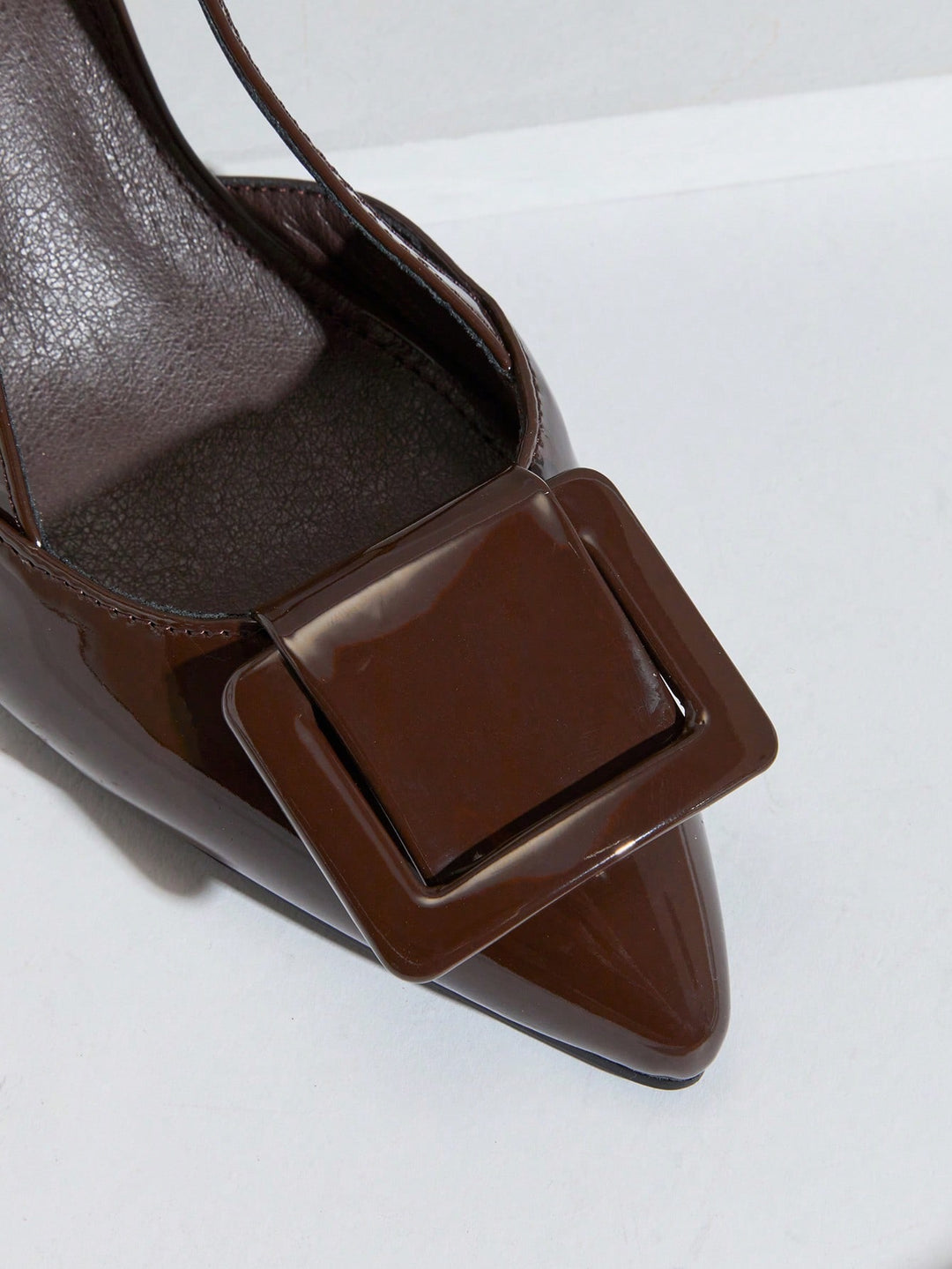 Pantofi cu toc SHEIN, maro