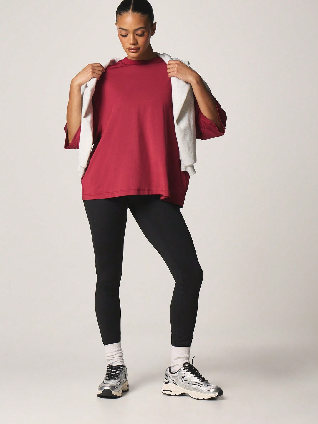 Tricou SHEIN, vișiniu