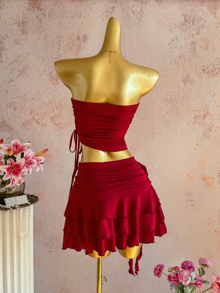SHEIN szett, piros
