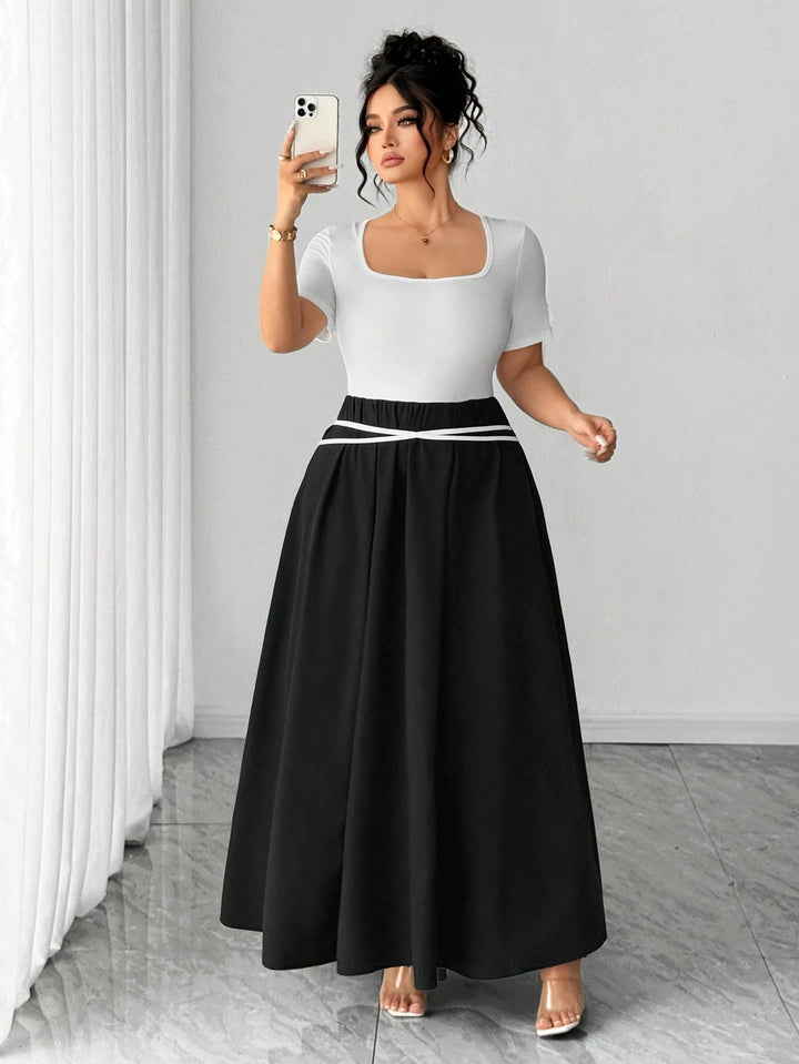 Rochie maxi SHEIN, mix culori